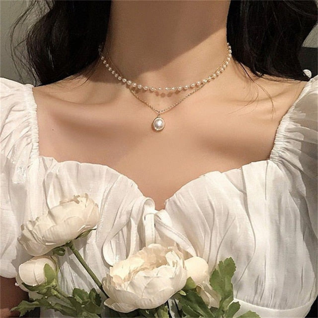 Pendant Pearl Necklace