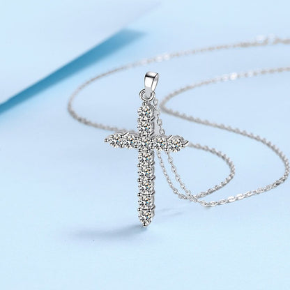 Moissanite Diamond Necklace (diamond tester approved)