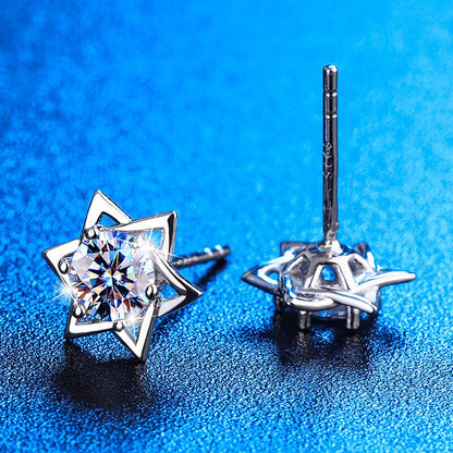 Moissanite Stud Earrings (tester approved)