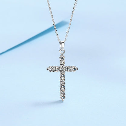 Moissanite Diamond Necklace (diamond tester approved)