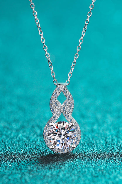 Carat Moissanite Pendant Necklace (tester approved)