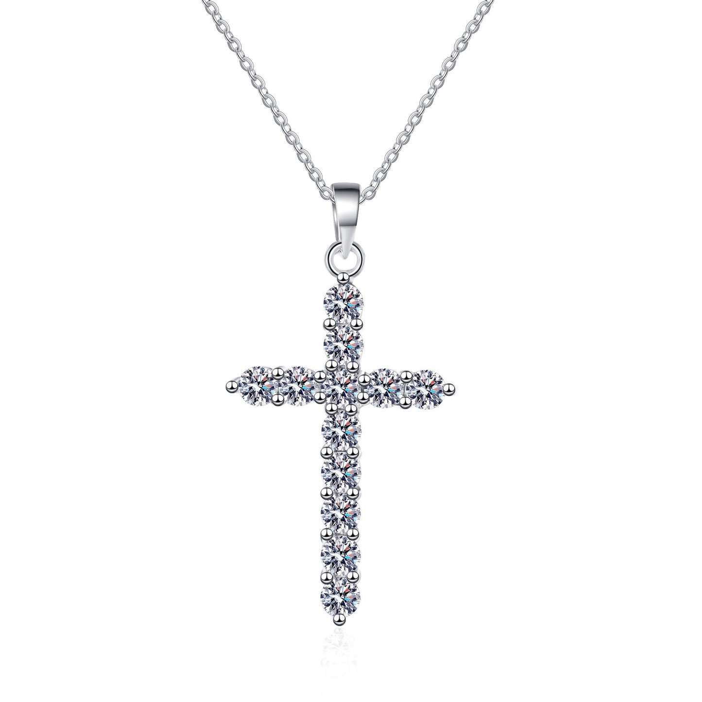 Moissanite Diamond Necklace (diamond tester approved)