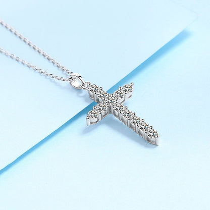 Moissanite Diamond Necklace (diamond tester approved)